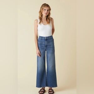 Le Jeans Virginia Wide-Leg Blue Jeans size 26